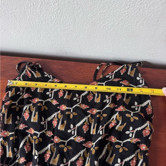 Anthropologie Dolan Rolakan Pink & Black Pattern Silk Jumpsuit Sz small - Picture 11 of 14